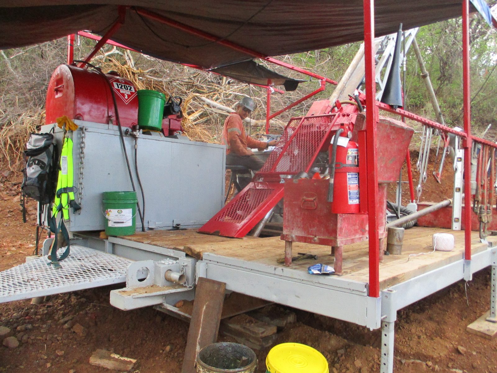 Drilling at East Sudbury