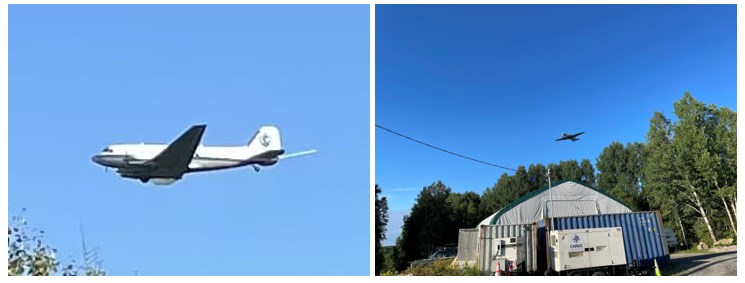 Figure 3. BellGeo DC3 Flying FT Gravity, Magnetic, and LIDAR Survey 17.Aug.2026