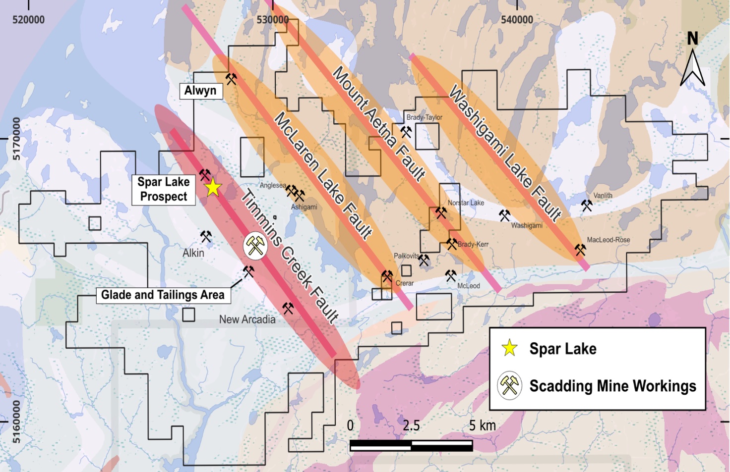 Figure 2 – ESP Fault Structures MAP