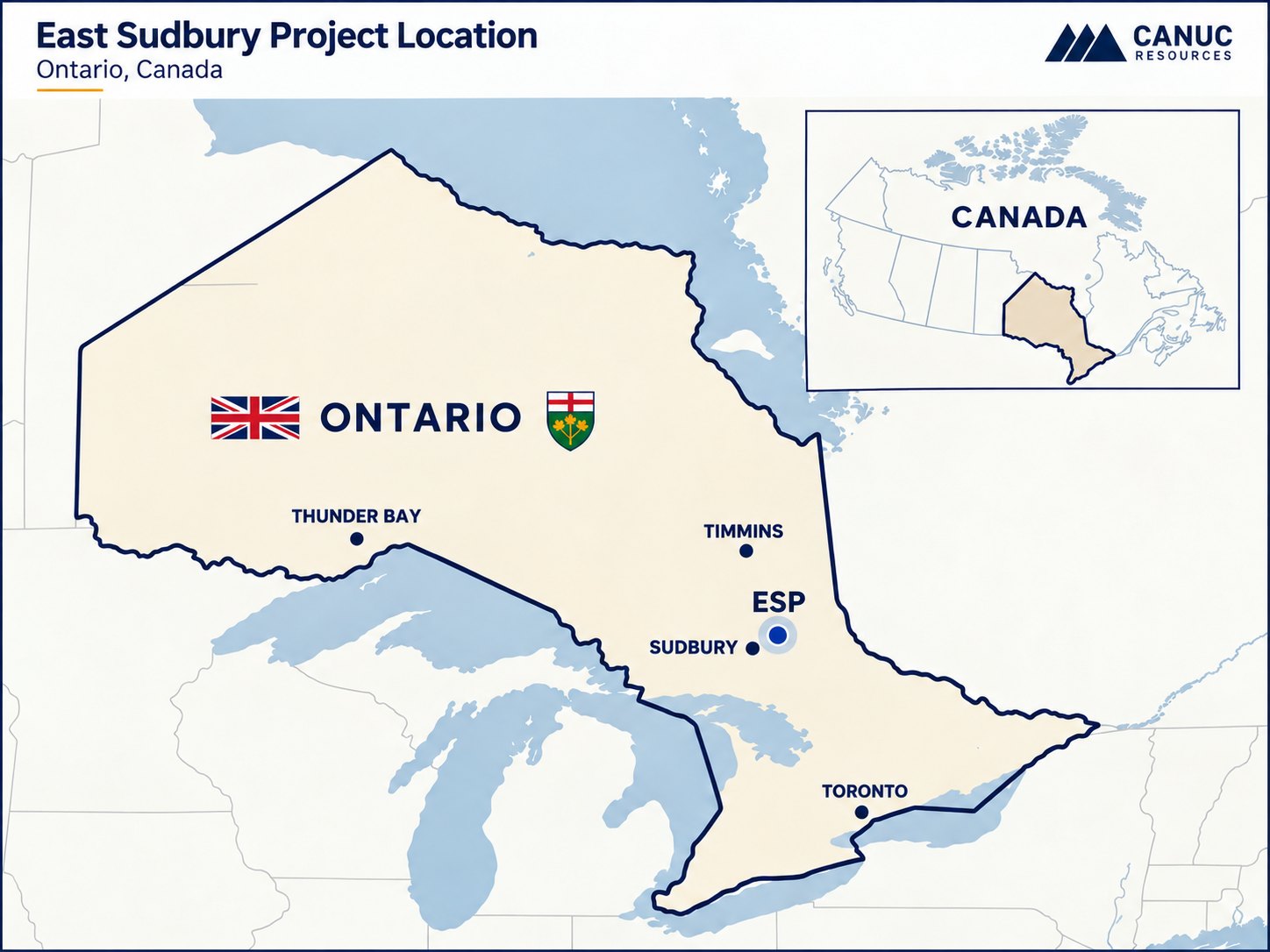 Figure #1 — ESP, regional map