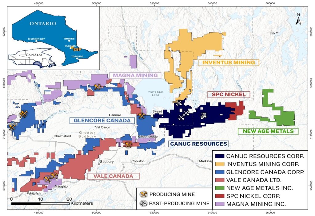 Canuc Launches Major Airborne Gravity Survey, Targeting Deep Discovery Potential at East Sudbury Project